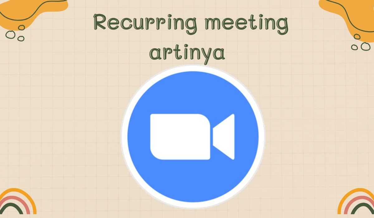 Recurring meeting artinya
